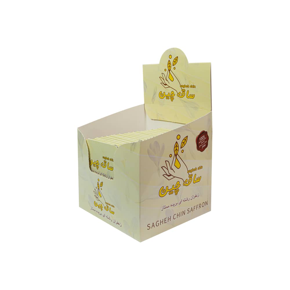 زعفران جعبه ای نیم گرمی - زعفران مارکت